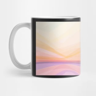 Orange Waldorf landscape poster Mug